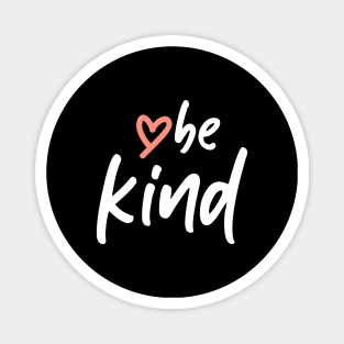 Be Kind Love Heart (White) Magnet